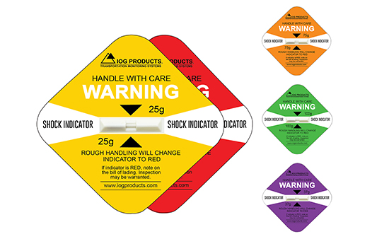 Shock Label Indicator